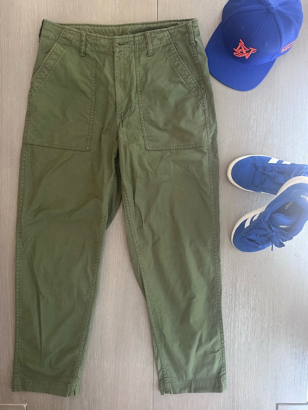 Uniqlo Olive Green Cargo Pants